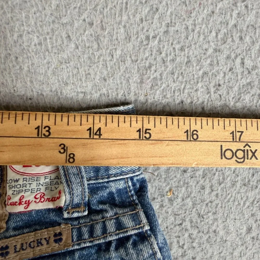 LUCKY BRAND 286 Jeans Women 10/30 Blue Low Rise Flare Medium Wash USA Made 30x30